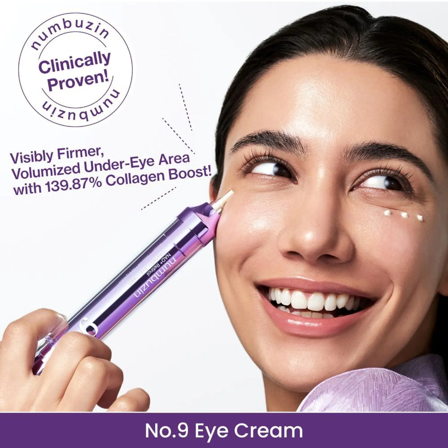 Numbuzin – No.9 NAD+ Retinol Volumetox Eye Cream 10ml