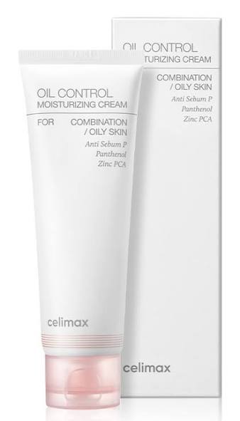Celimax Oil Control Moisturizing Cream – Korean Lightweight Hydrating Moisturizer for Oily Skin, Sebum Control & Balanced Skin Barrier