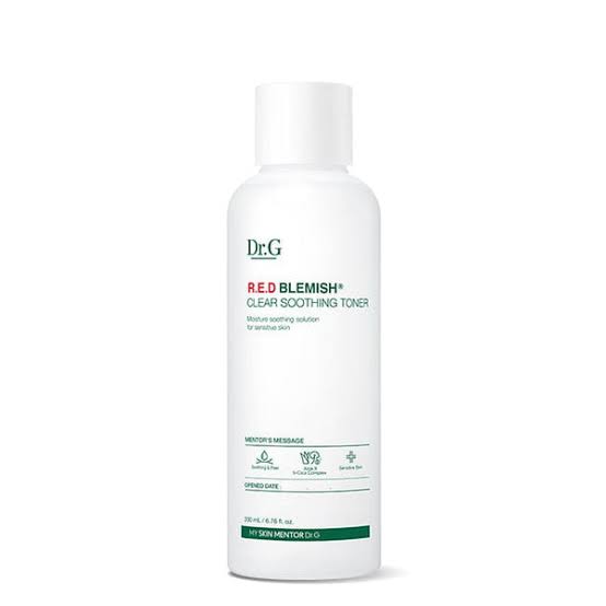 Dr.G R.E.D Blemish Clear Soothing Toner 300ml – Korean Acne Care Toner for Redness Relief, Sensitive Skin & Hydration