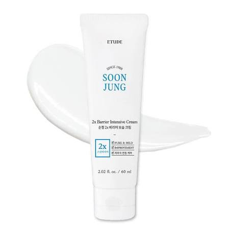 Etude House Soon Jung Moisture Barrier Cream – Korean Soothing Moisturizer for Sensitive Skin, Barrier Repair & Deep Hydration