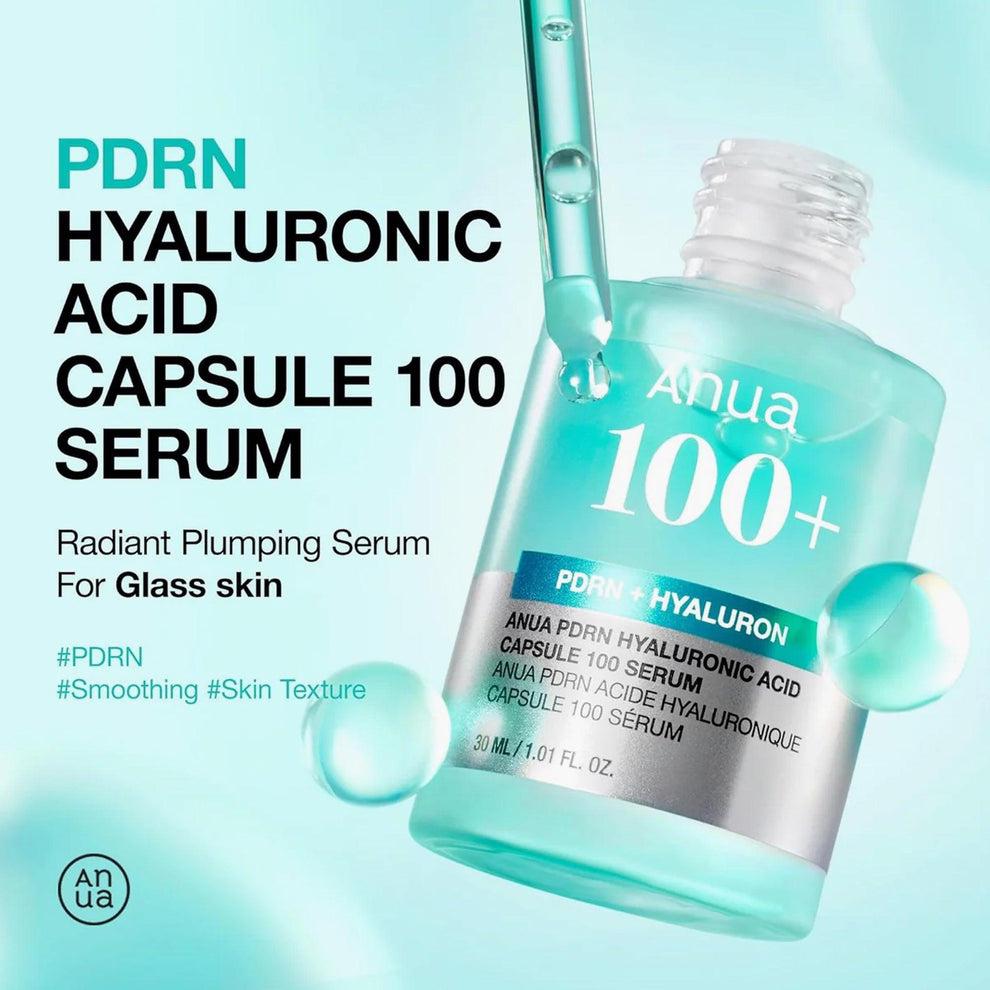 Anua PDRN Hyaluronic Acid Capsule 100 Serum – Korean Hydrating & Radiance Boosting Serum