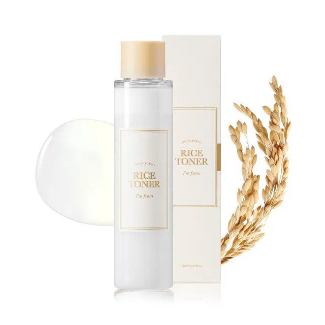 I'm From Rice Toner – Korean Brightening & Hydrating Toner for Glow, Even Skin Tone & Smooth Skin Texture
