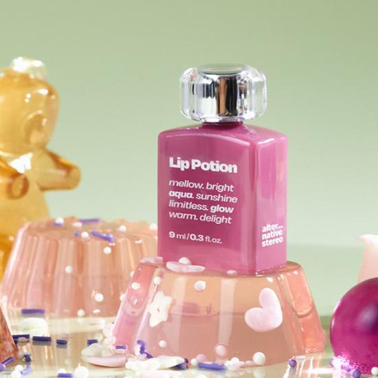 Lip Potion Aqua Glow No.8 – Korean Hydrating Lip Tint for Dewy Shine, Juicy Color & Glass Lips