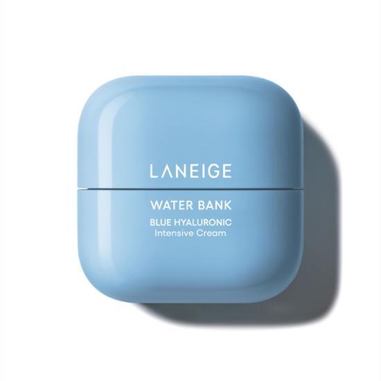 LANEIGE Water Bank Blue Hyaluronic Intensive Cream – Korean Deep Hydration Moisturizer for Dry & Sensitive Skin | Barrier Repair Face Cream