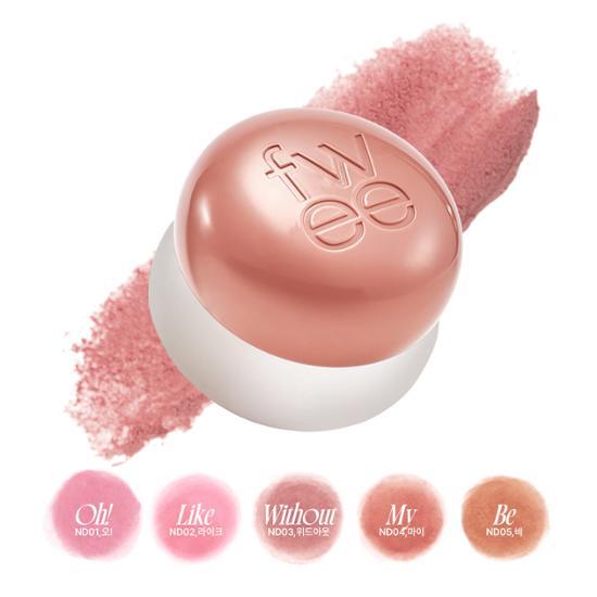 FWEE Lip & Cheek Blurry Pudding Pot – Korean 2-in-1 Soft Matte Tint for Blurred Lips & Fluffy Cheeks