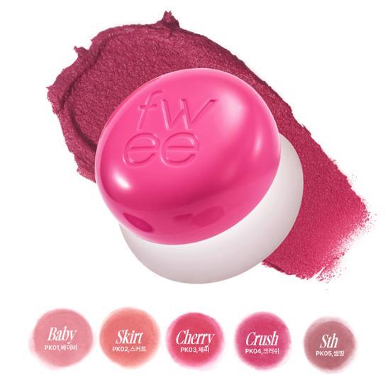 FWEE Lip & Cheek Blurry Pudding Pot – Korean 2-in-1 Soft Matte Tint for Blurred Lips & Fluffy Cheeks