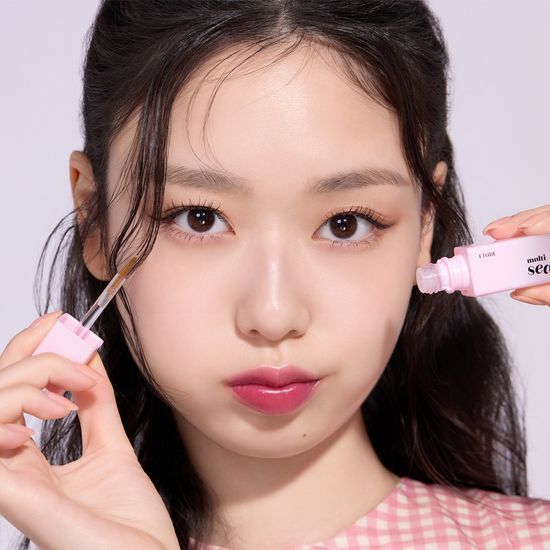 ETUDE Bare Edge Makeup Multi Sealer – Clear Mascara & Brow Fixer for Long-Lasting Lash & Brow Hold