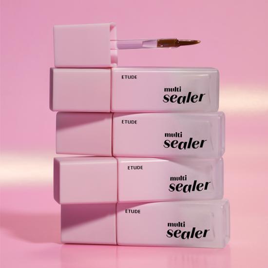 ETUDE Bare Edge Makeup Multi Sealer – Clear Mascara & Brow Fixer for Long-Lasting Lash & Brow Hold