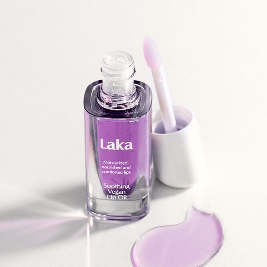 LAKA Soothing Vegan Lip Oil – Korean Hydrating Lip Oil for Glossy, Plump & Nourished Lips