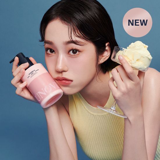 UNOVE Rosy Aura Glow Body Lotion – Korean Hydrating Body Moisturizer for Soft, Glowing & Smooth Skin | Rose Scent Body Care Lotion