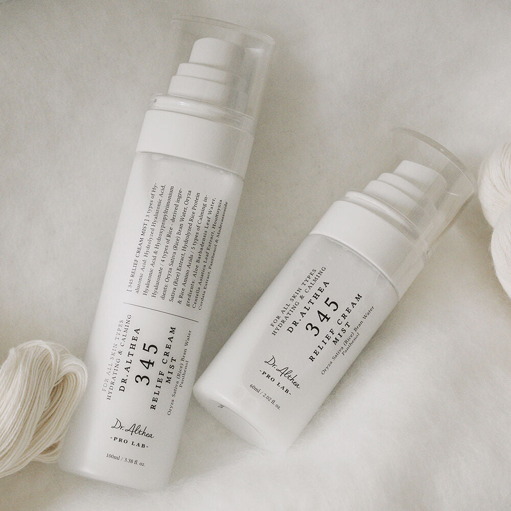 Dr. Althea 345 Relief Cream Mist – Korean Hydrating Facial Mist for Soothing, Barrier Repair & Instant Skin Relief