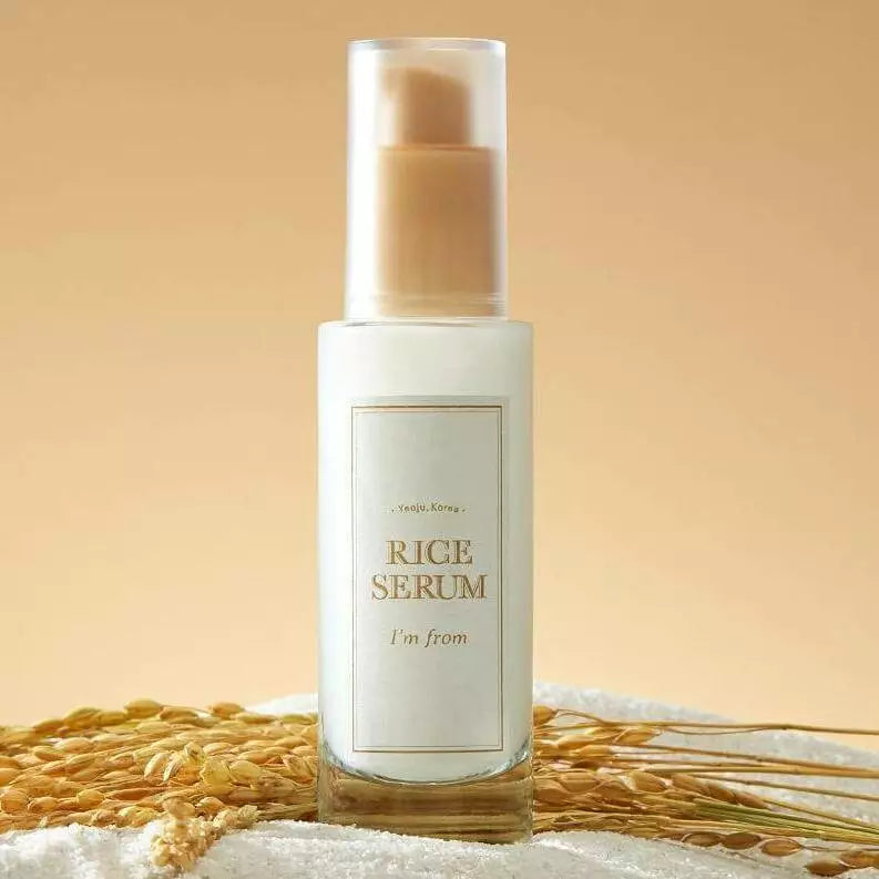 I’M FROM Rice Serum 30ml – Korean Brightening & Hydrating Serum for Glow, Even Skin Tone & Smooth Texture