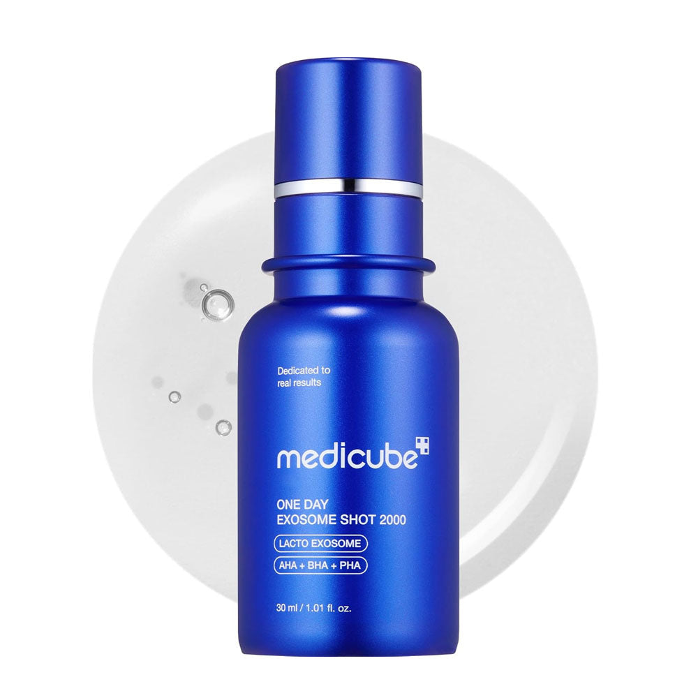 Medicube One Day Exosome Shot Pore Ampoule 2000 – 30ml Korean Pore Refining & Skin Renewal Serum