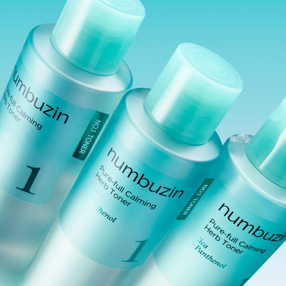 numbuzin No.1 Pure-Full Calming Herb Toner – Korean Soothing Toner for Sensitive Skin, Redness Relief & Barrier Care