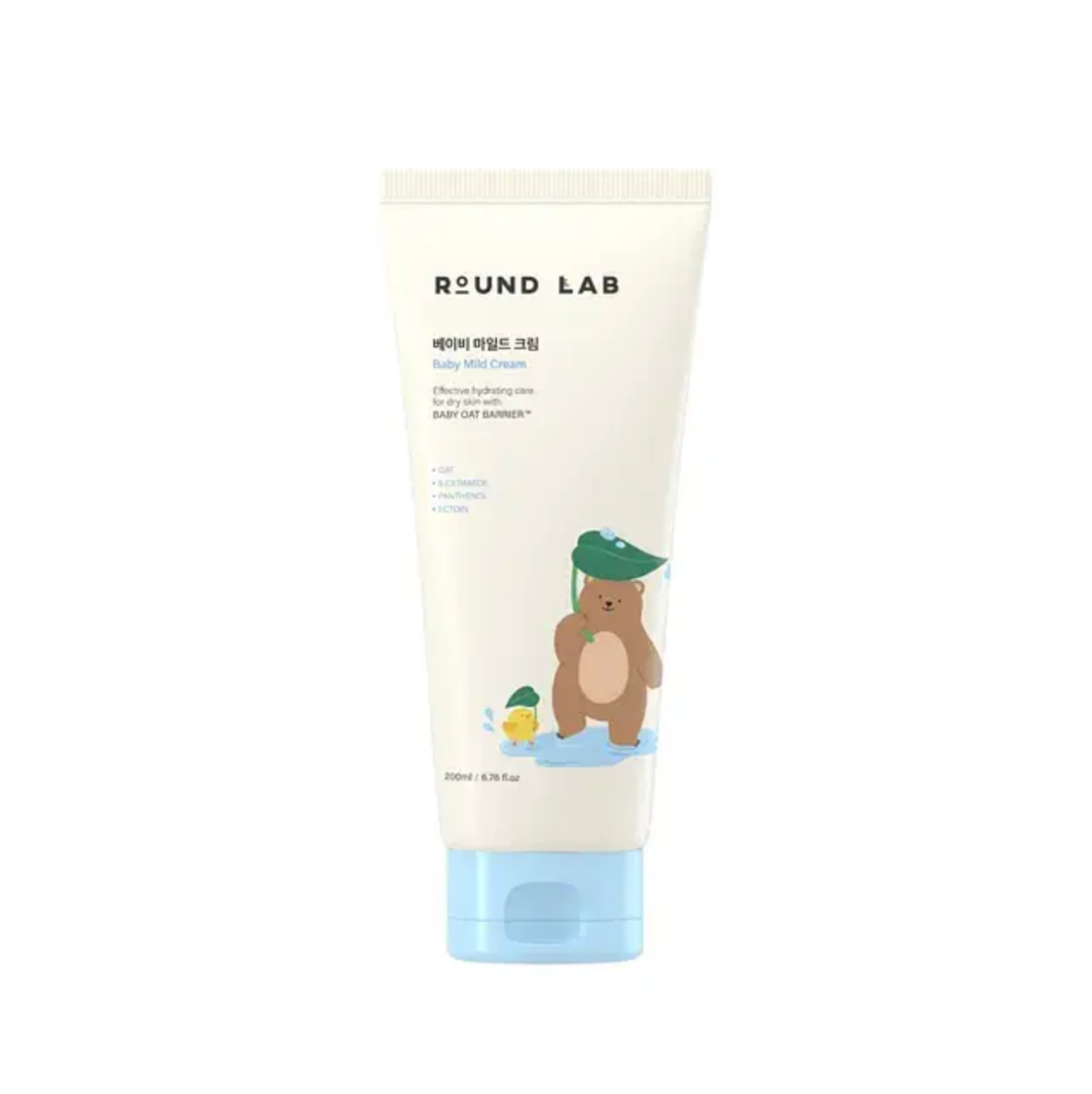 ROUND LAB Baby Mild Cream – Gentle Korean Moisturizer for Sensitive & Delicate Skin | Soothing Barrier Care Face Cream