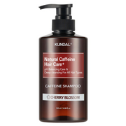 KUNDAL Natural Caffeine Hair Care+ Shampoo – Korean Scalp Strengthening Shampoo for Hair Fall Control & Healthy Hair Growth