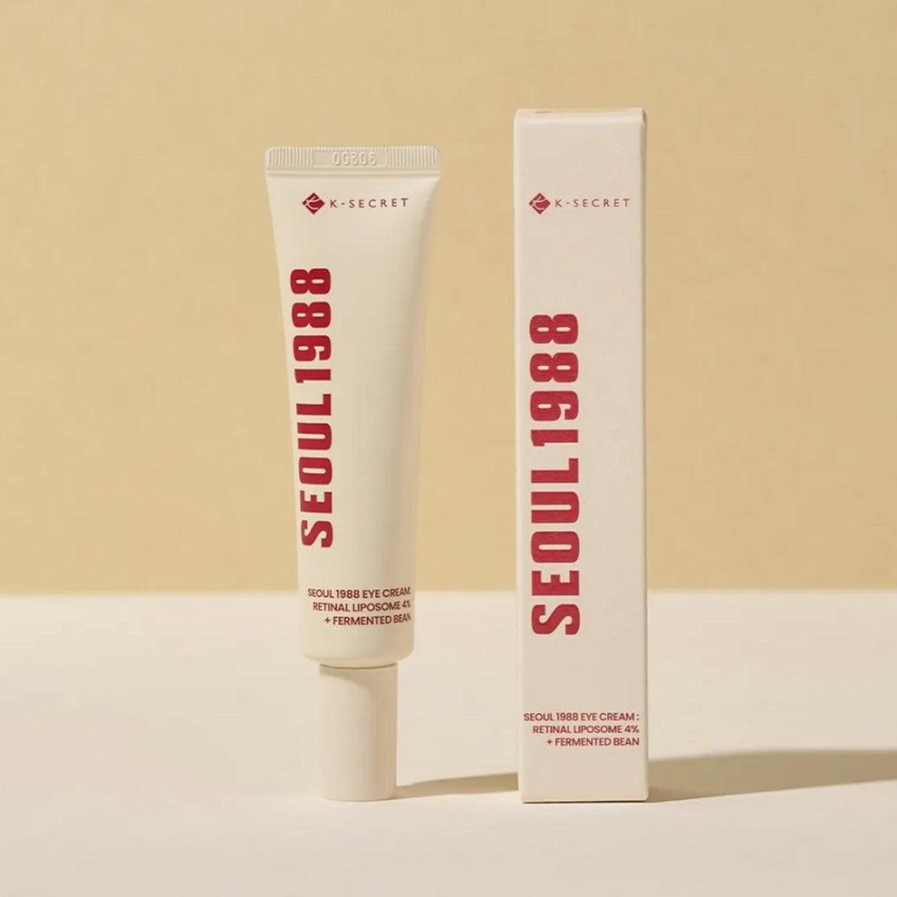K-SECRET SEOUL 1988 Eye Cream – Firming & Brightening Under-Eye Care for Dark Circles, Puffiness & Fine Lines