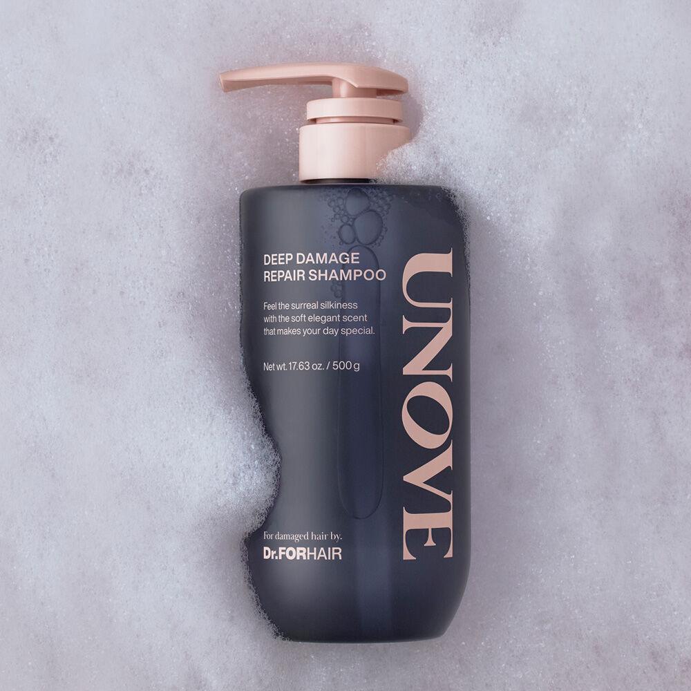 UNOVE Deep Damage Repair Shampoo 500g – Korean Hair Repair Shampoo for Damaged, Dry & Chemically Treated Hair