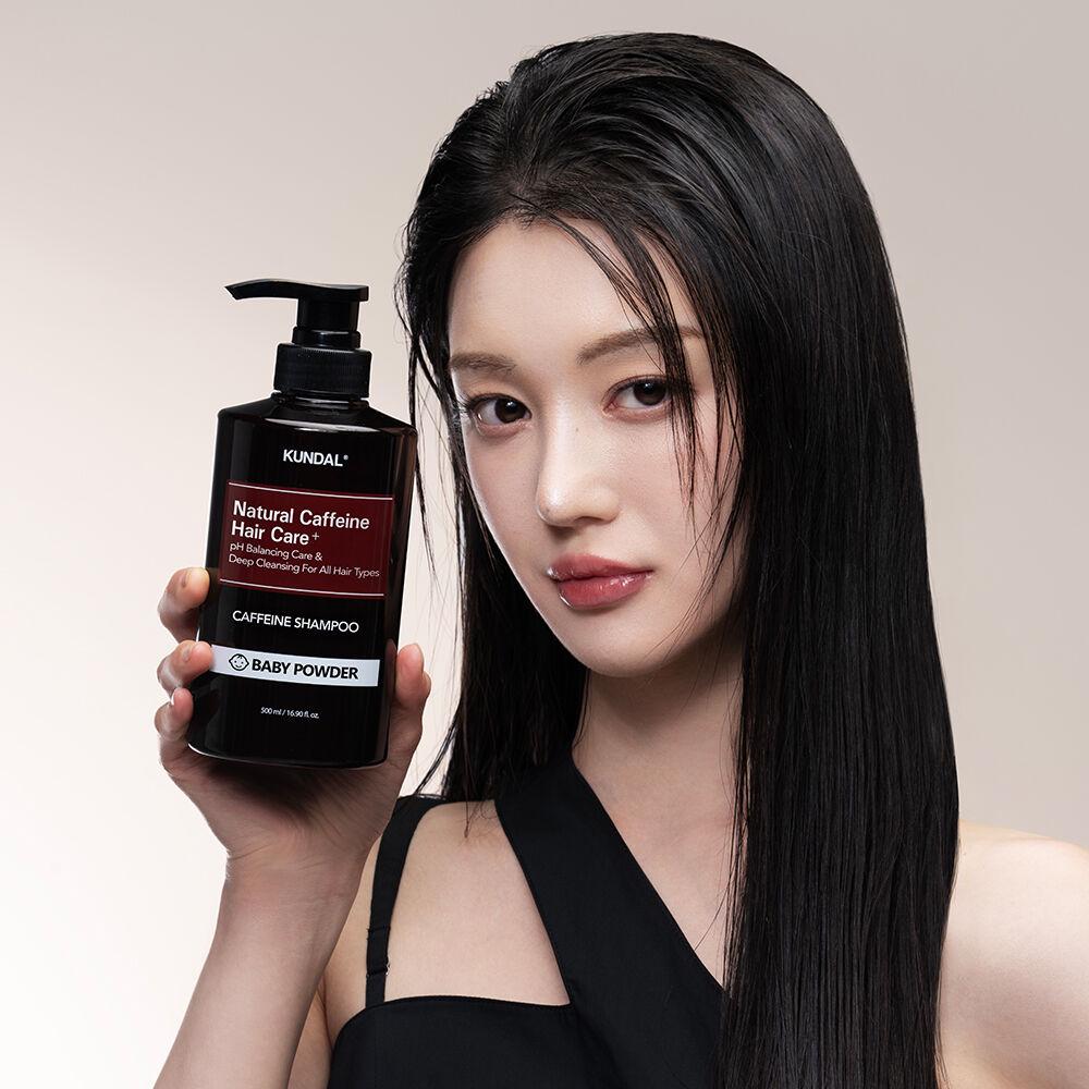 KUNDAL Natural Caffeine Hair Care+ Shampoo – Korean Scalp Strengthening Shampoo for Hair Fall Control & Healthy Hair Growth
