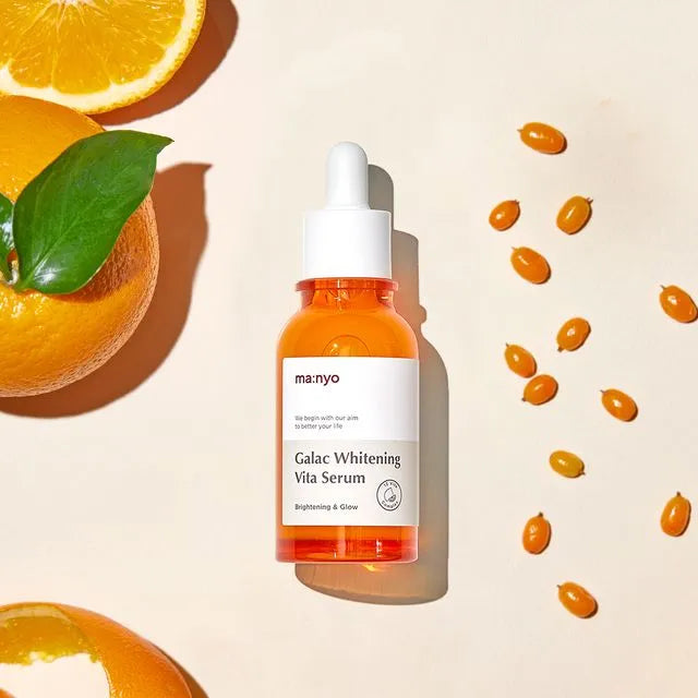 ma:nyo Galac Whitening Vita Serum – Korean Brightening Serum for Dark Spots, Glow & Even Skin Tone