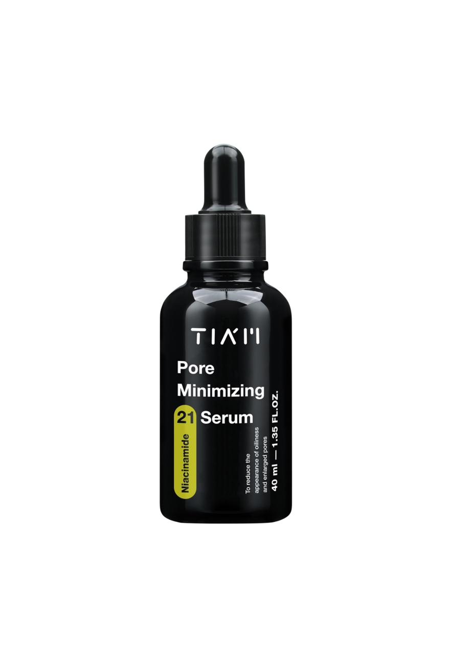 TIAM Pore Minimizing 21 Serum 40ml – Korean Niacinamide Serum for Pores, Oil Control & Skin Refinement