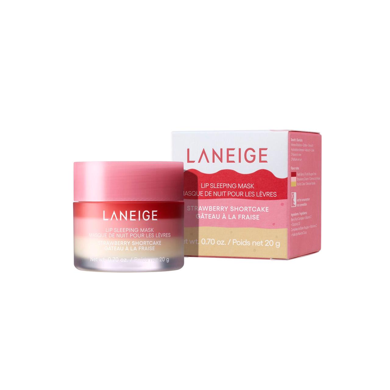 LANEIGE Lip Sleeping Mask – Intense Overnight Hydration with Vitamin C for Soft, Smooth & Supple Lips