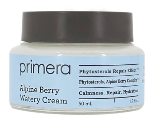Primera Alpine Berry Watery Cream – Korean Hydrating Gel Cream for Glow, Barrier Repair & Lightweight Moisture | Antioxidant Face Moisturizer