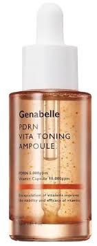 GanaBelle PDRN Vita Toning Ampoule – Korean Brightening & Repair Serum for Glow, Elasticity & Even Skin Tone