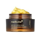 MEDICUBE Deep Vita C Capsule Cream – Korean Vitamin C Brightening Moisturizer for Dark Spots, Glow & Even Skin Tone | Radianc