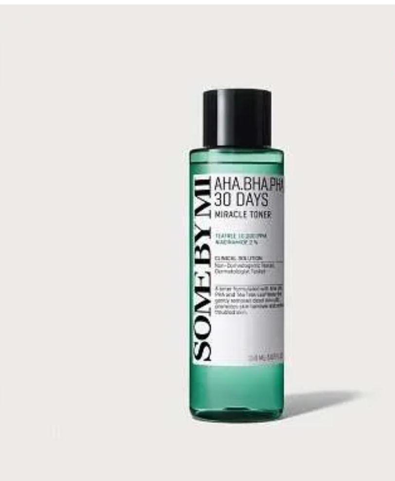 SOME BY MI AHA BHA PHA 30 Days Miracle Toner – Korean Exfoliating Toner for Acne, Blackheads & Clear Skin Glow