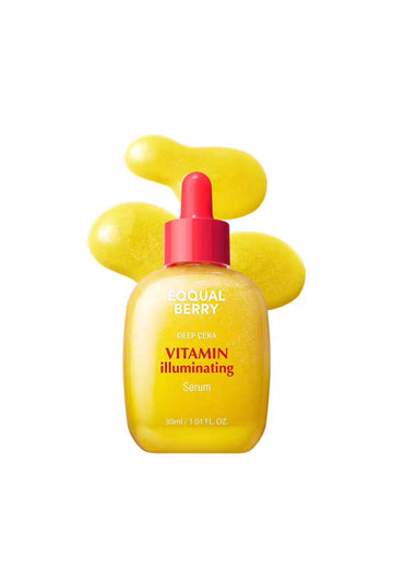 EQQUALBERRY Vitamin Illuminating Serum – Korean Brightening Serum for Glow, Dark Spots & Even Skin Tone