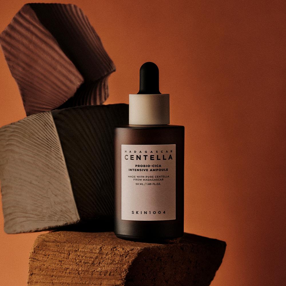 SKIN1004 Madagascar Centella Probio-Cica Intensive Ampoule – Korean Barrier Repair Serum for Soothing, Strengthening & Deep Hydration