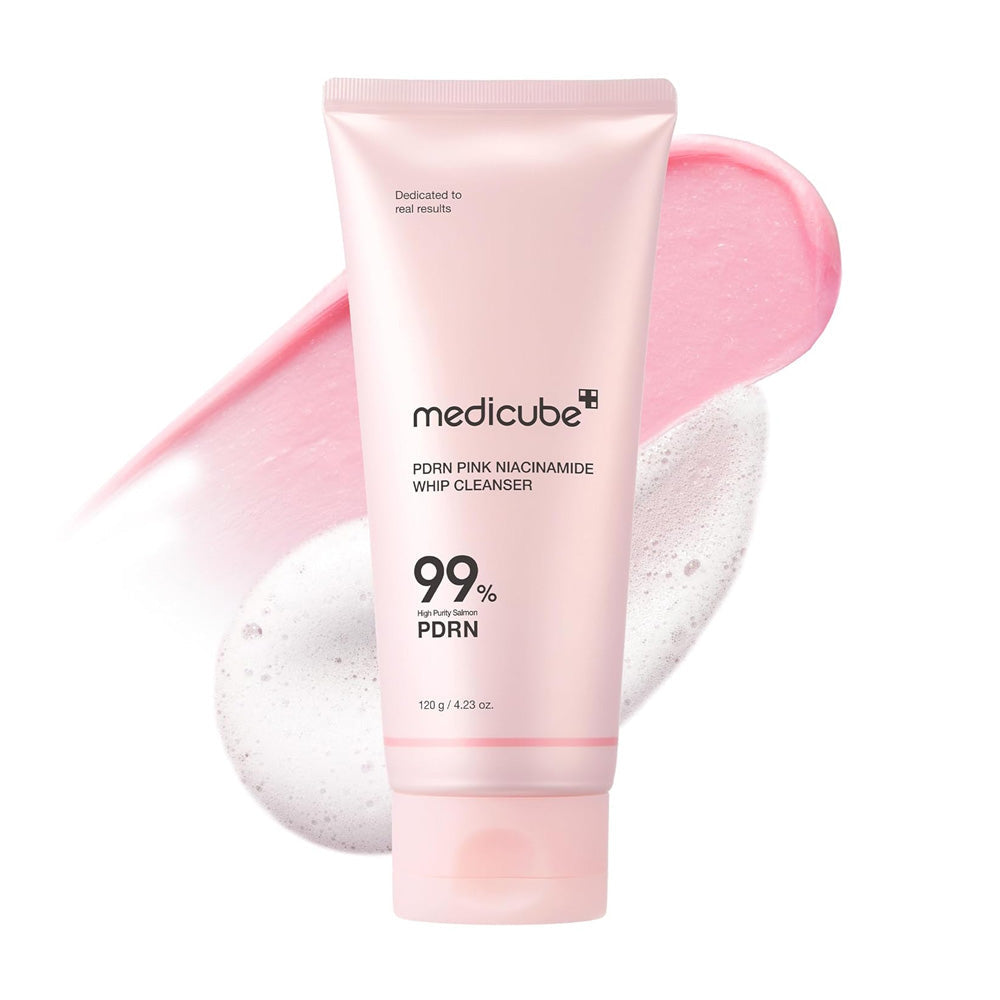 Medicube PDRN Pink Niacinamide Whip Cleanser original in Pakistan