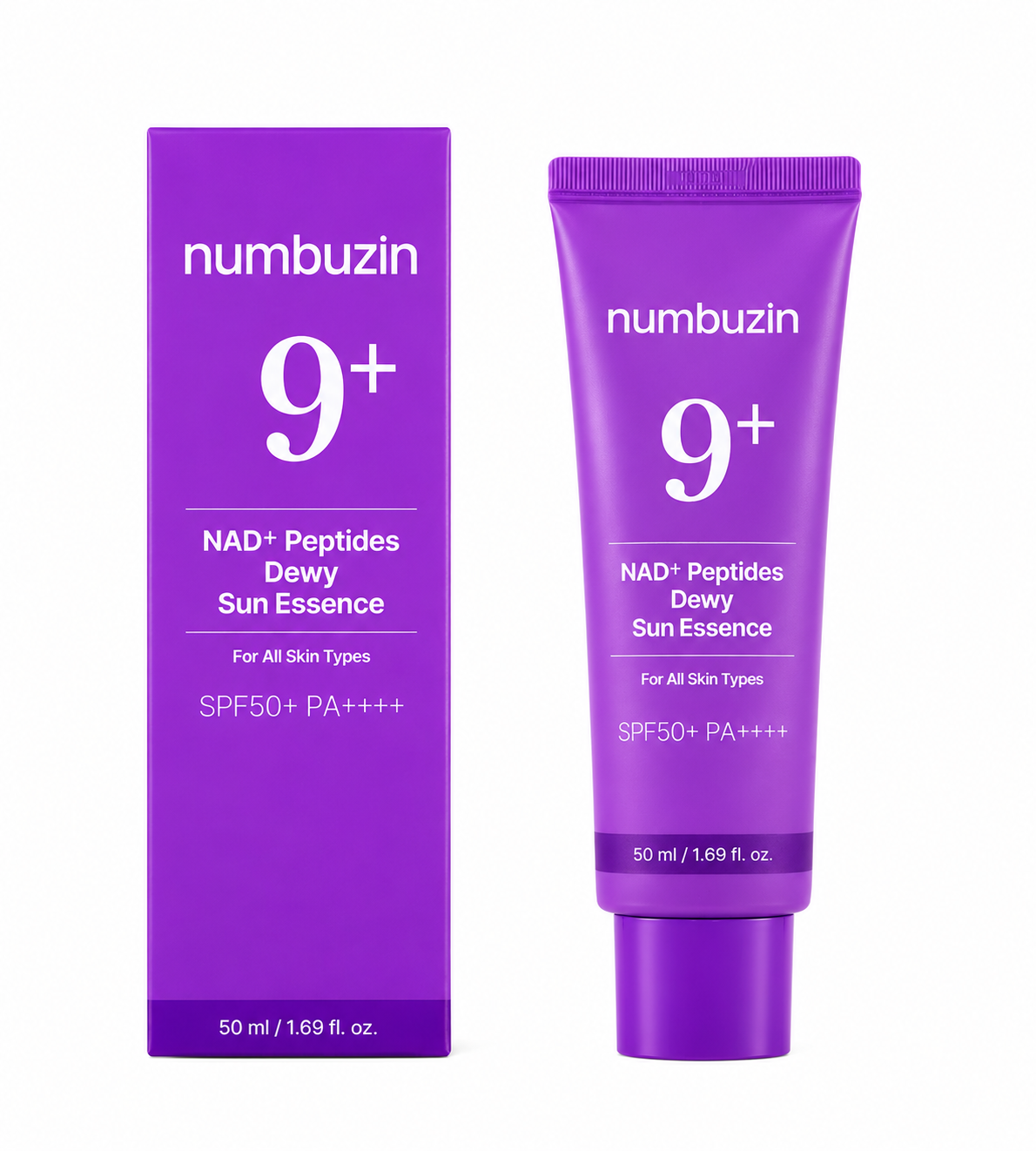 numbuzin No.9 NAD+ Peptides Dewy Sun Essence SPF50+ PA++++ | 50ml