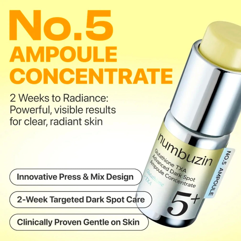 Numbuzin No.5+ Glutathione TXA Advanced Dark Spot Ampoule Concentrate