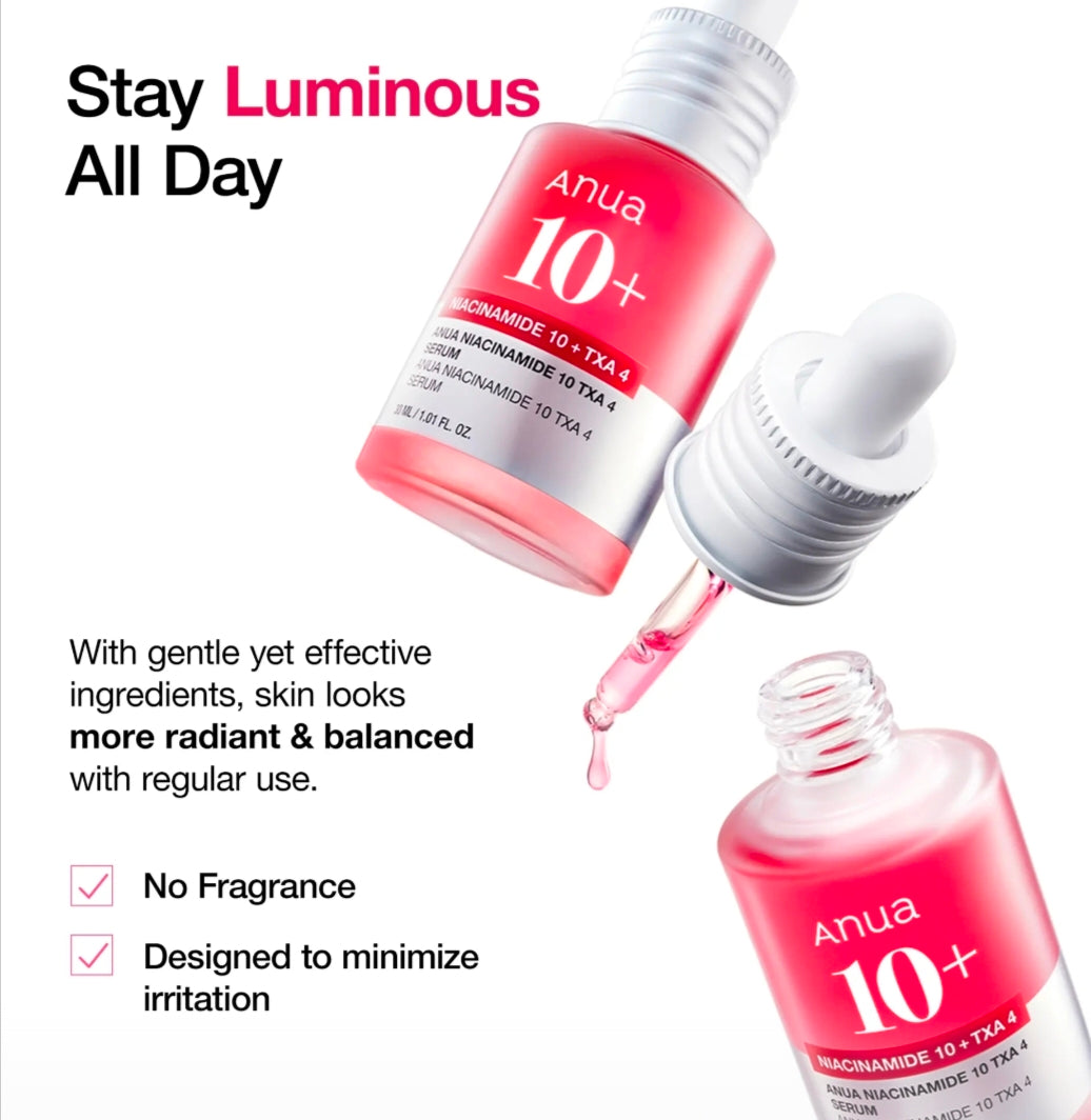 Anua Niacinamide 10% + Tranexamic Acid Dark Spot Correcting Serum Set 💧 (30ml x 2 bottles)