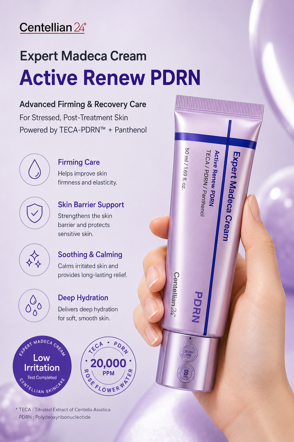 Expert Madeca Cream Active Renew PDRN 50ml – Centellian24