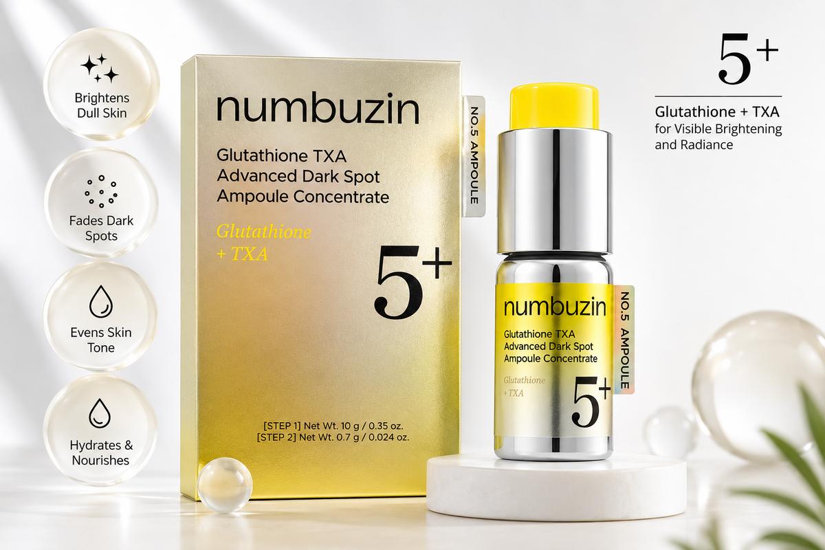 Numbuzin No.5+ Glutathione TXA Advanced Dark Spot Ampoule Concentrate