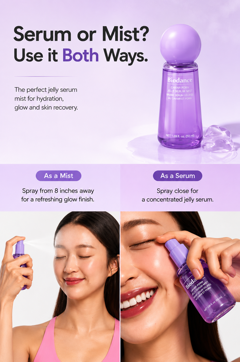 Biodance Caviar PDRN Jelly Serum Mist 50ml