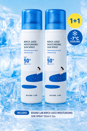 Round Lab Birch Juice Moisturizing Sun Spray SPF50+ PA++++ (Double Set)