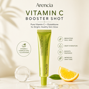 Arencia Vitamin C Booster Shot – Pure Vitamin C + Glutathione for Bright, Radiant, Healthy-looking Skin |30ml