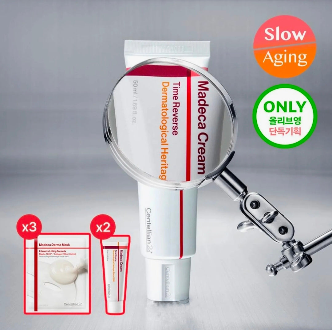Centellian24+ Madeca Cream Time Reverse Special Set (50ml Madeca Cream + Two 15ml Madeca Creams + Three 25ml Madeca Derma Masks)