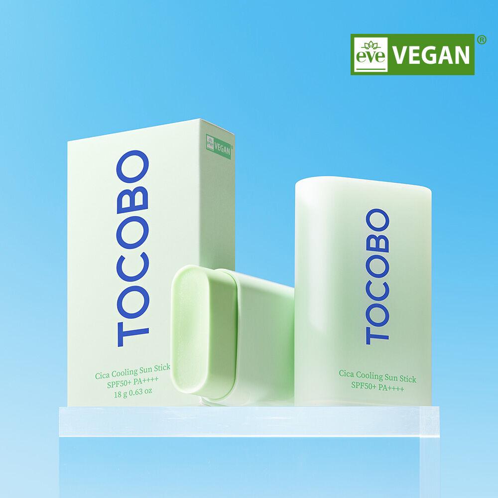 TOCOBO Cica Cooling Sun Stick SPF50+ PA++++ – Korean Soothing Sunscreen Stick for Sensitive Skin, UV Protection & Cooling Effect